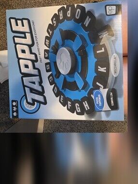 Tapple Word Game Blue Black White